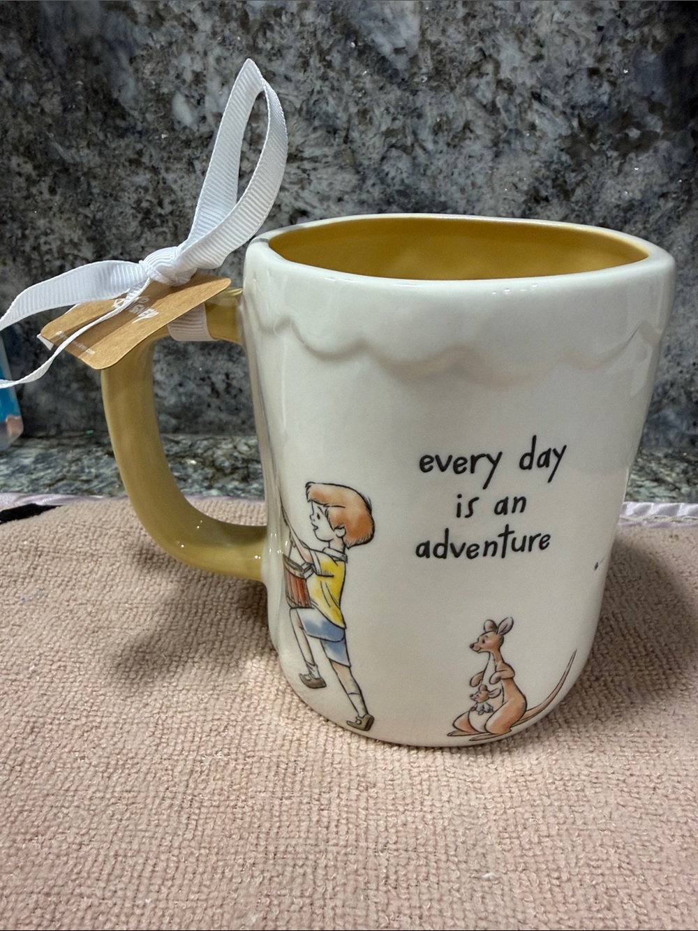 Rae Dunn x Disney Winnie the Pooh 100 Years Every Day Is An Adventure Mug NWT